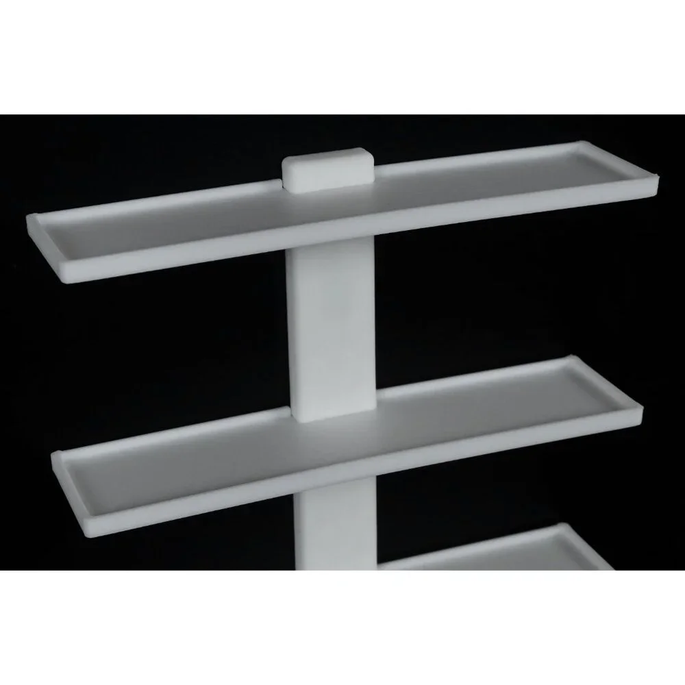 White Wall Mounted Display Shelf for Mini Brand Toys - 6 Shelves